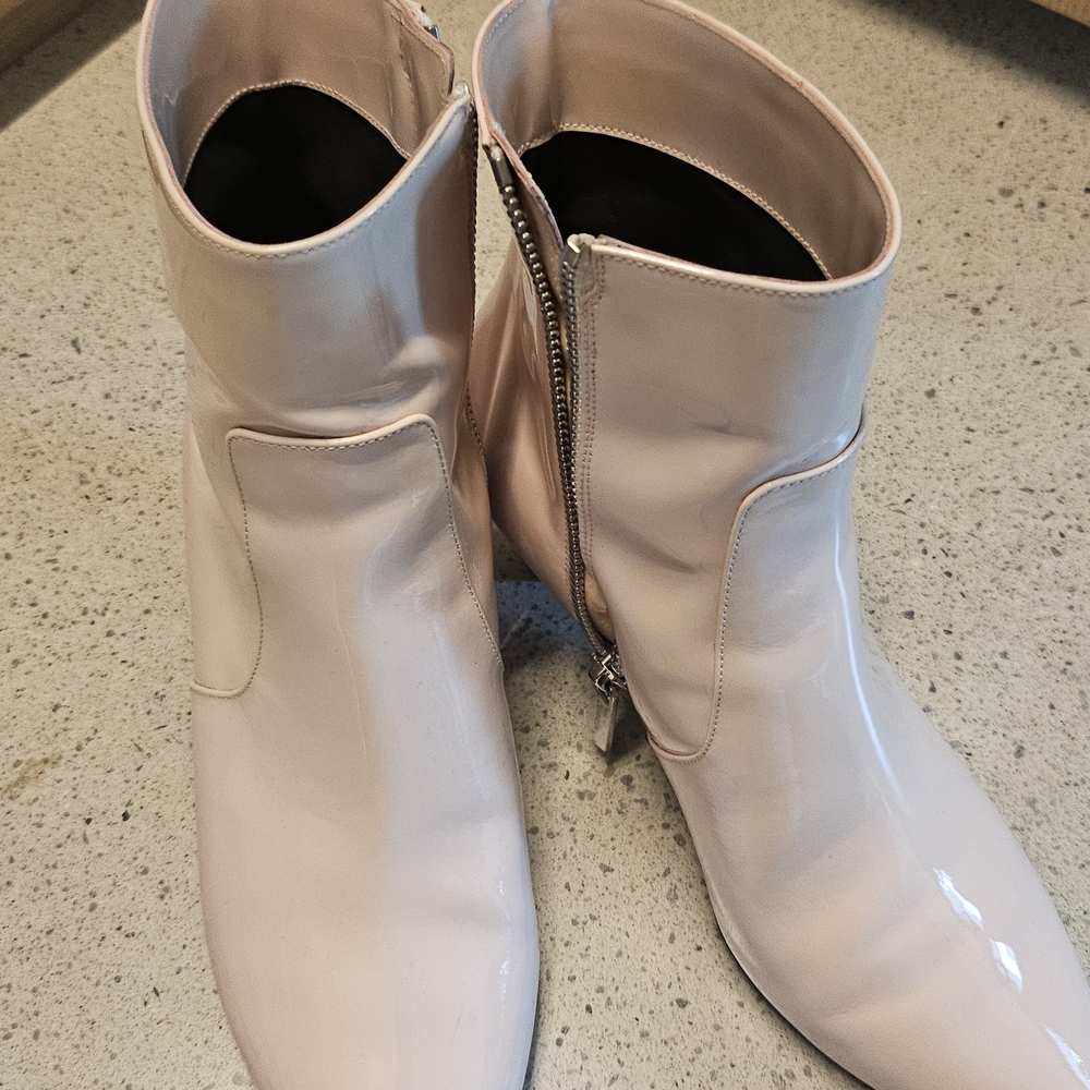 Calvin Klein Light Pink Ankle Boots